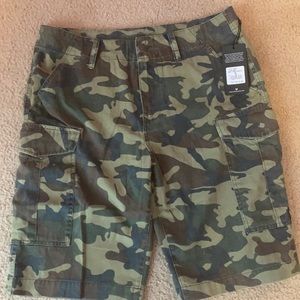 True religion camo shorts